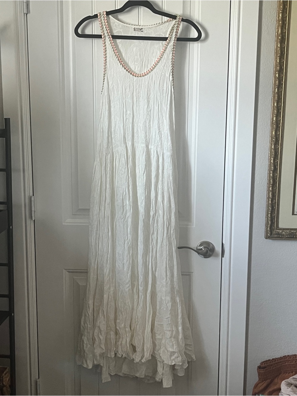 Free People Cream Tiered Maxi Dress - Picture 6 of 8